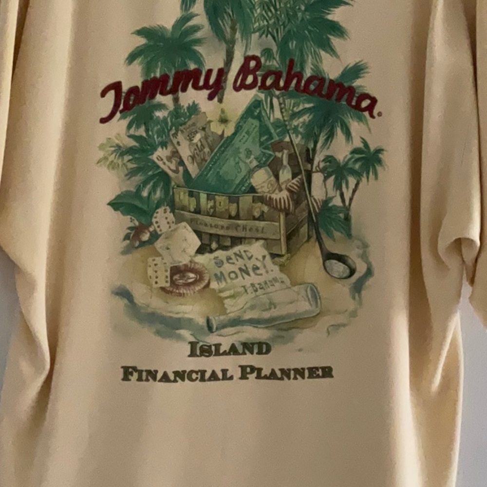 Tommy Bahama Large Silk Shirt